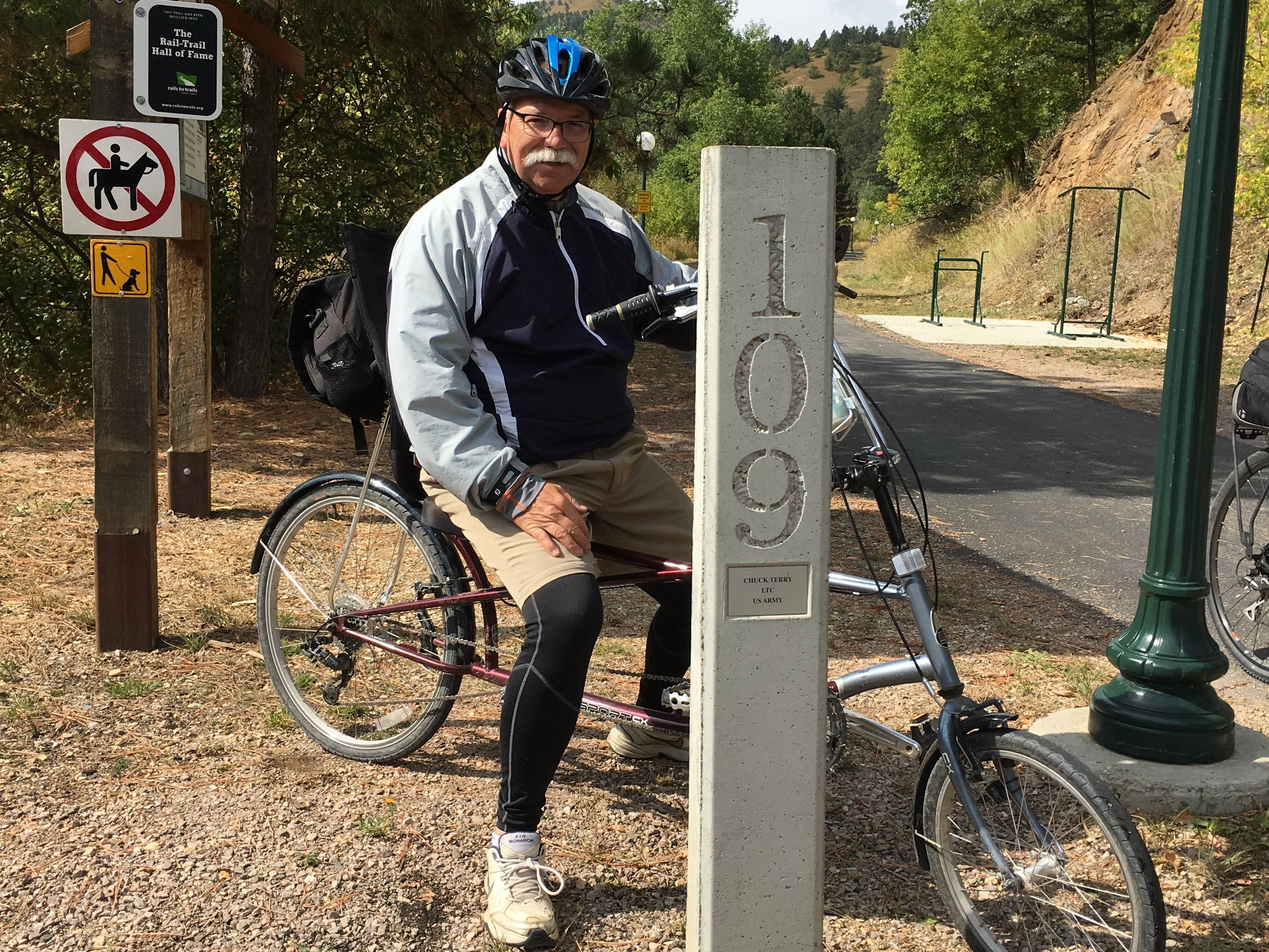 Mile marker 109 in Deadwood.