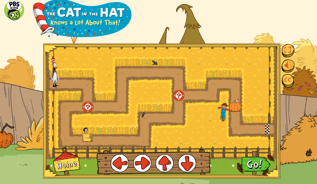 The cat in the hat maze