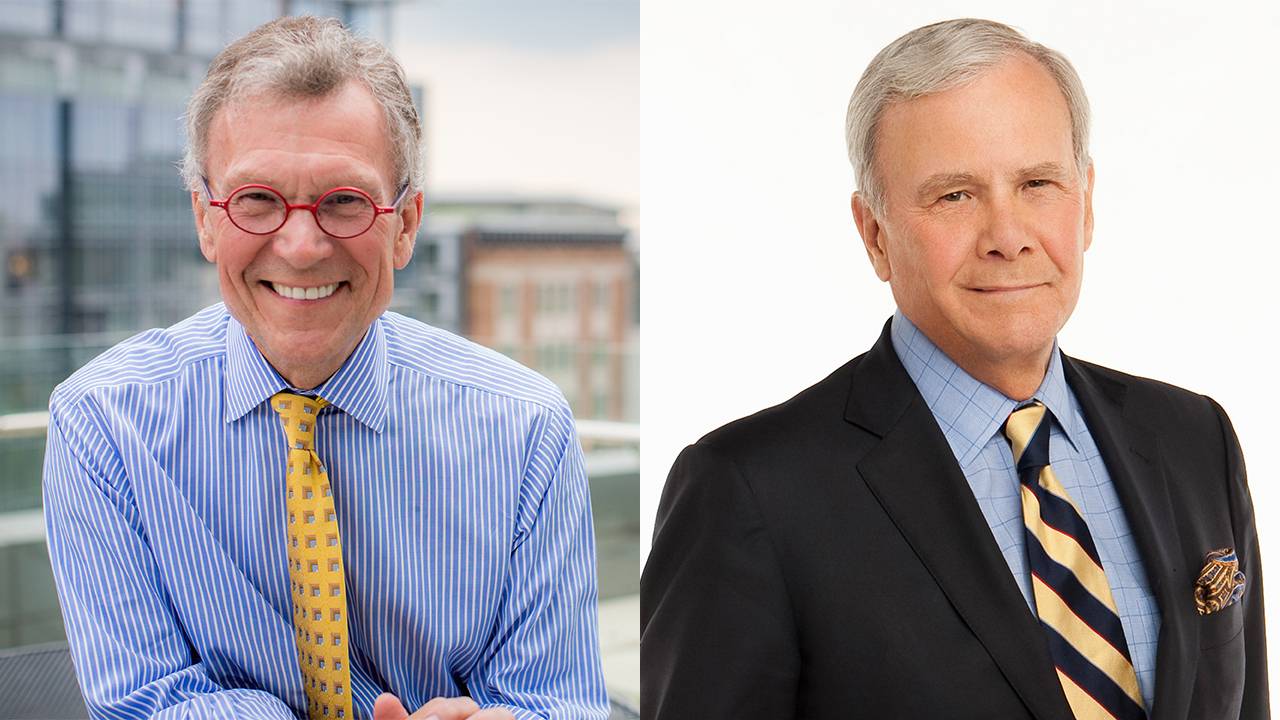 Tom Daschle and Tom Brokaw