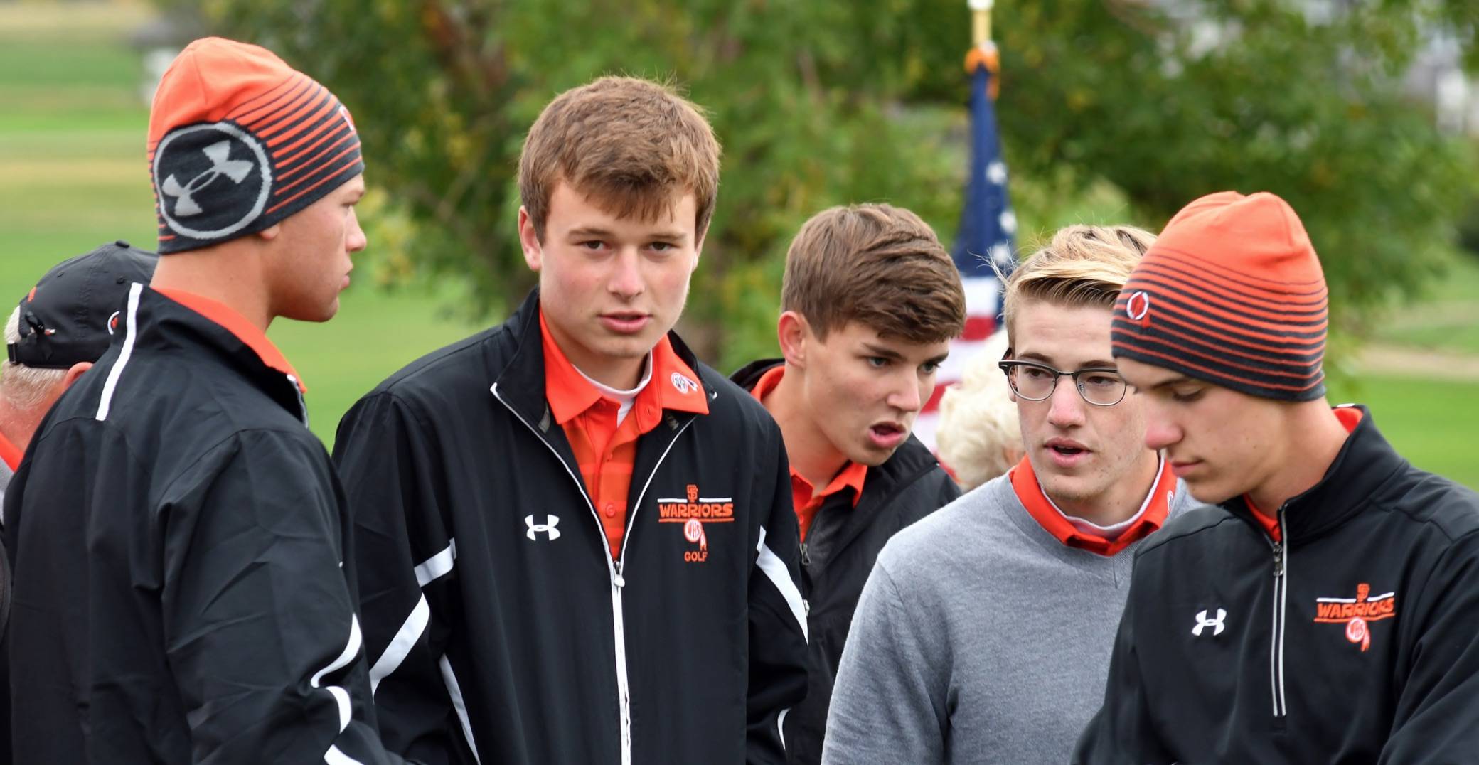 Warrior golf team members