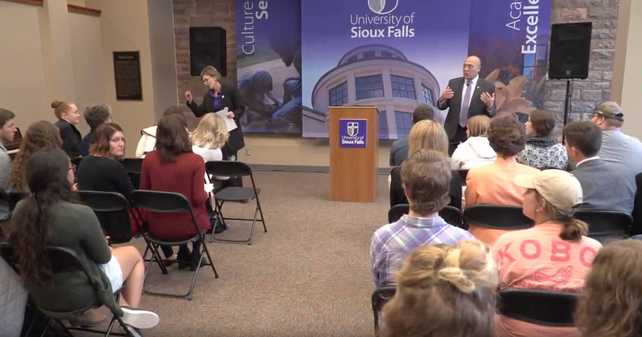Presentation at the University of Sioux Falls