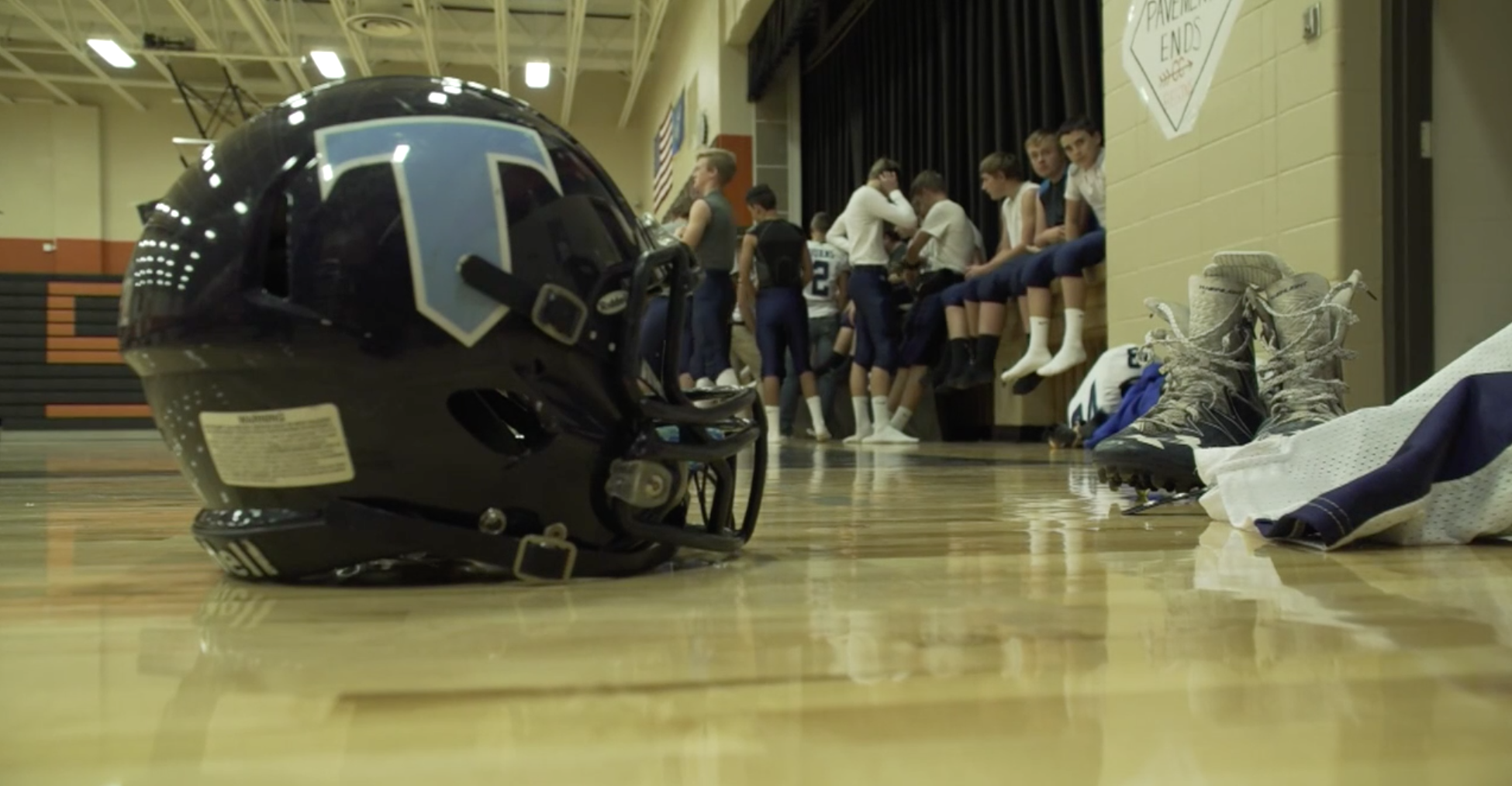 Photo of Titan football helmet 
