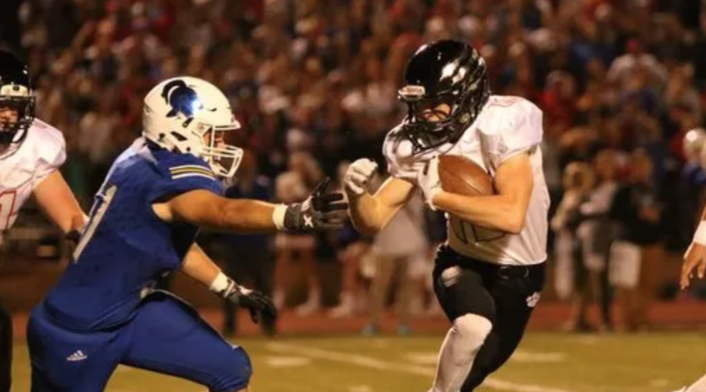 High school football player