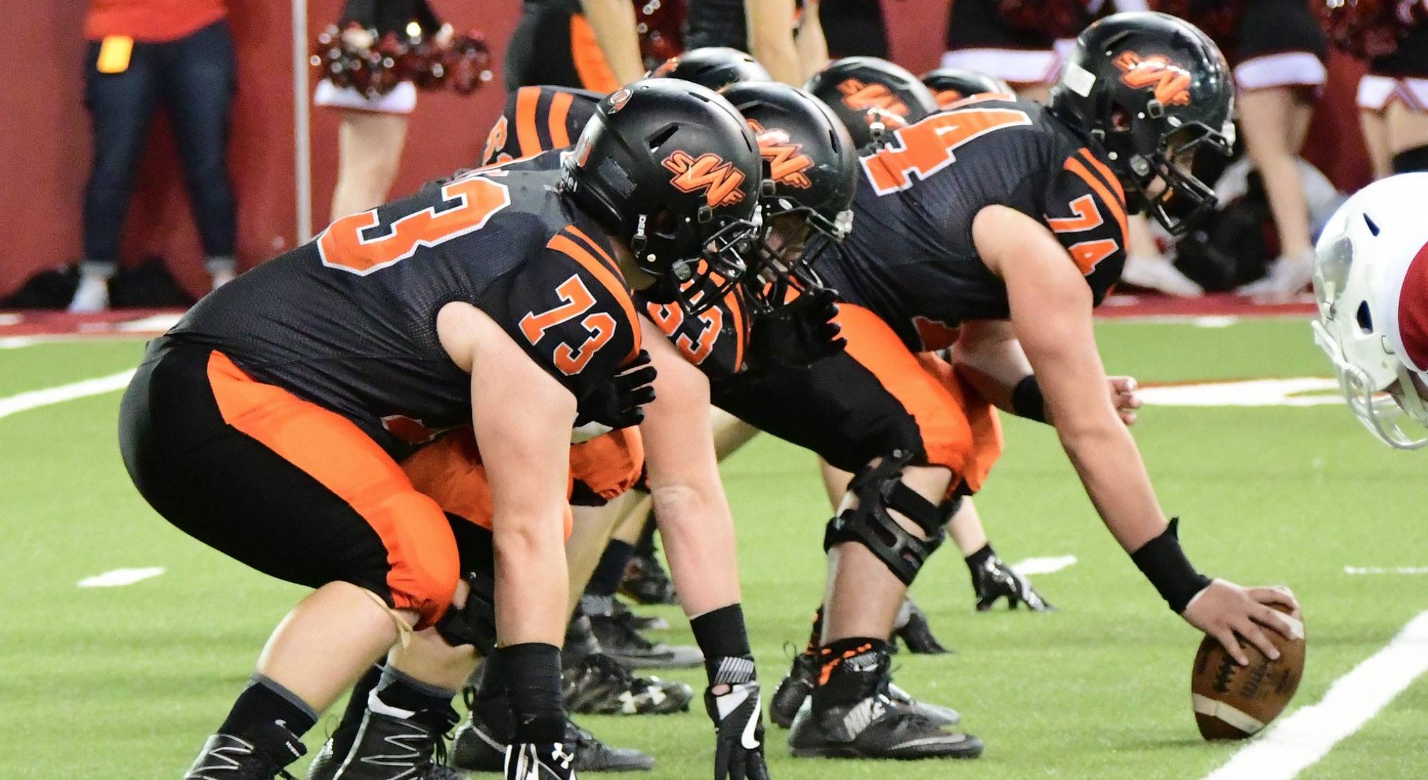 HS football players
