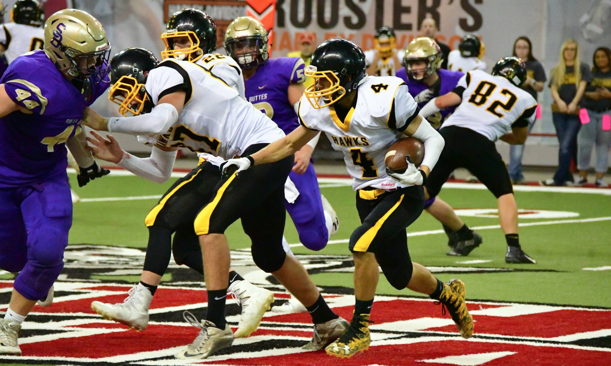 High school football players
