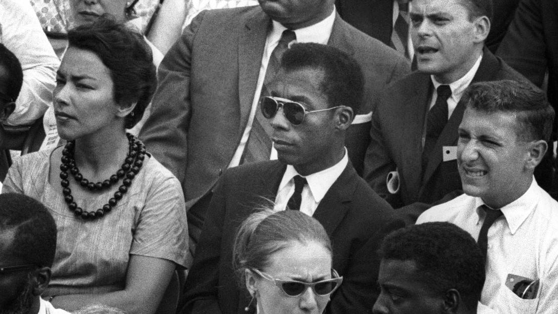James Baldwin at March on Washington, Aug. 28, 1963.
