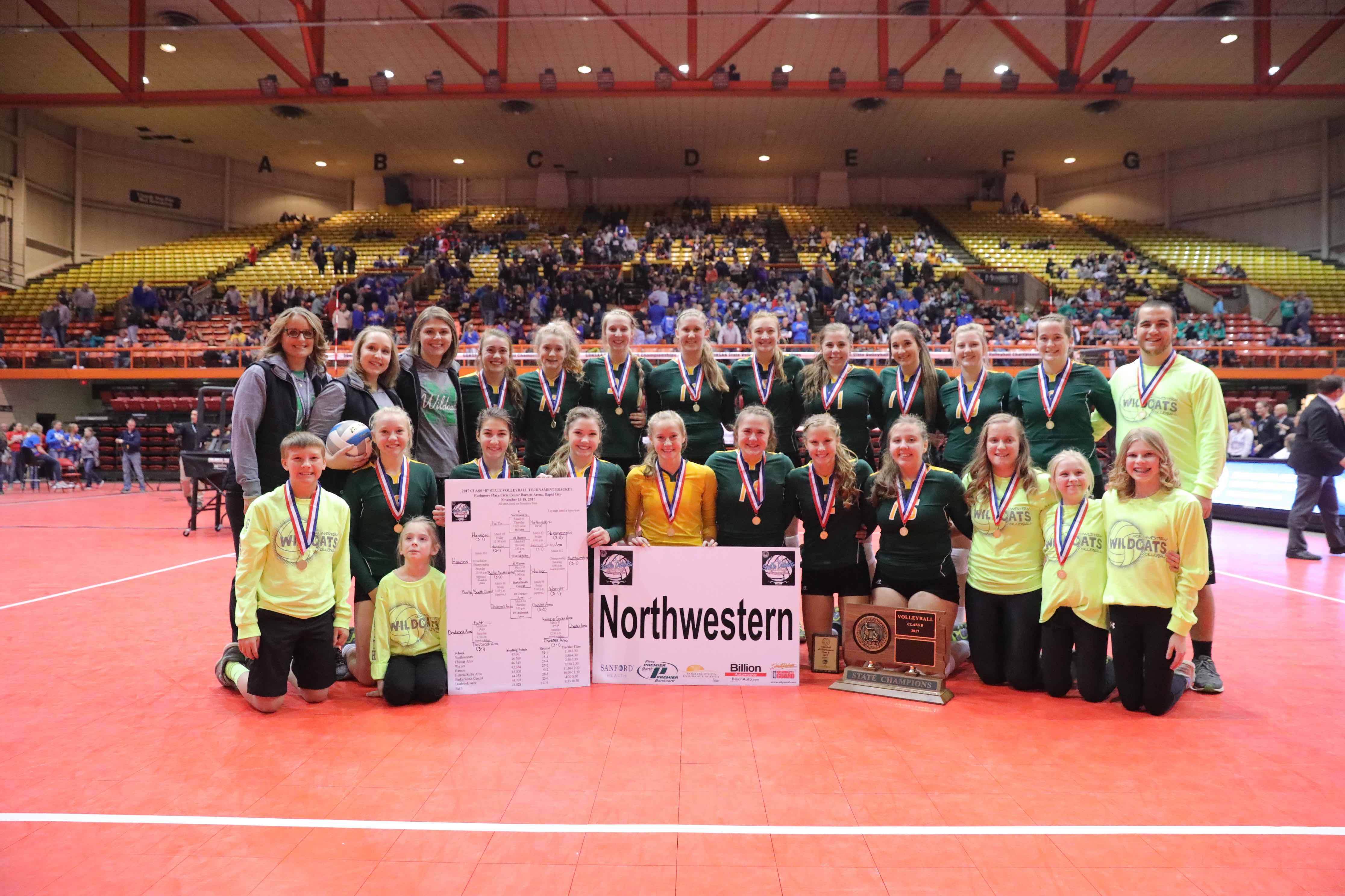 Northwestern volleyball team