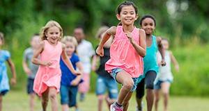 kids running