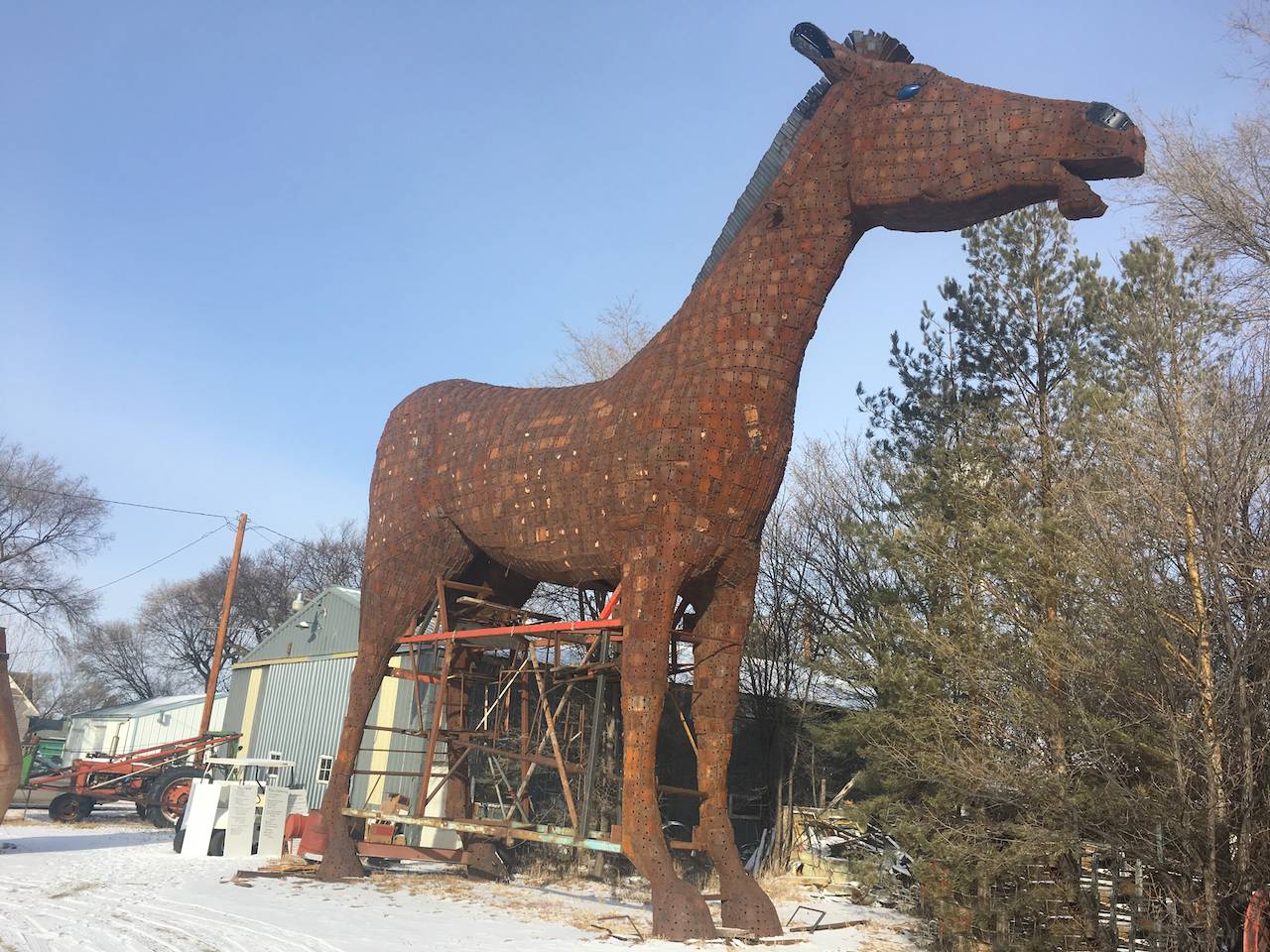 Giant Steel Horse