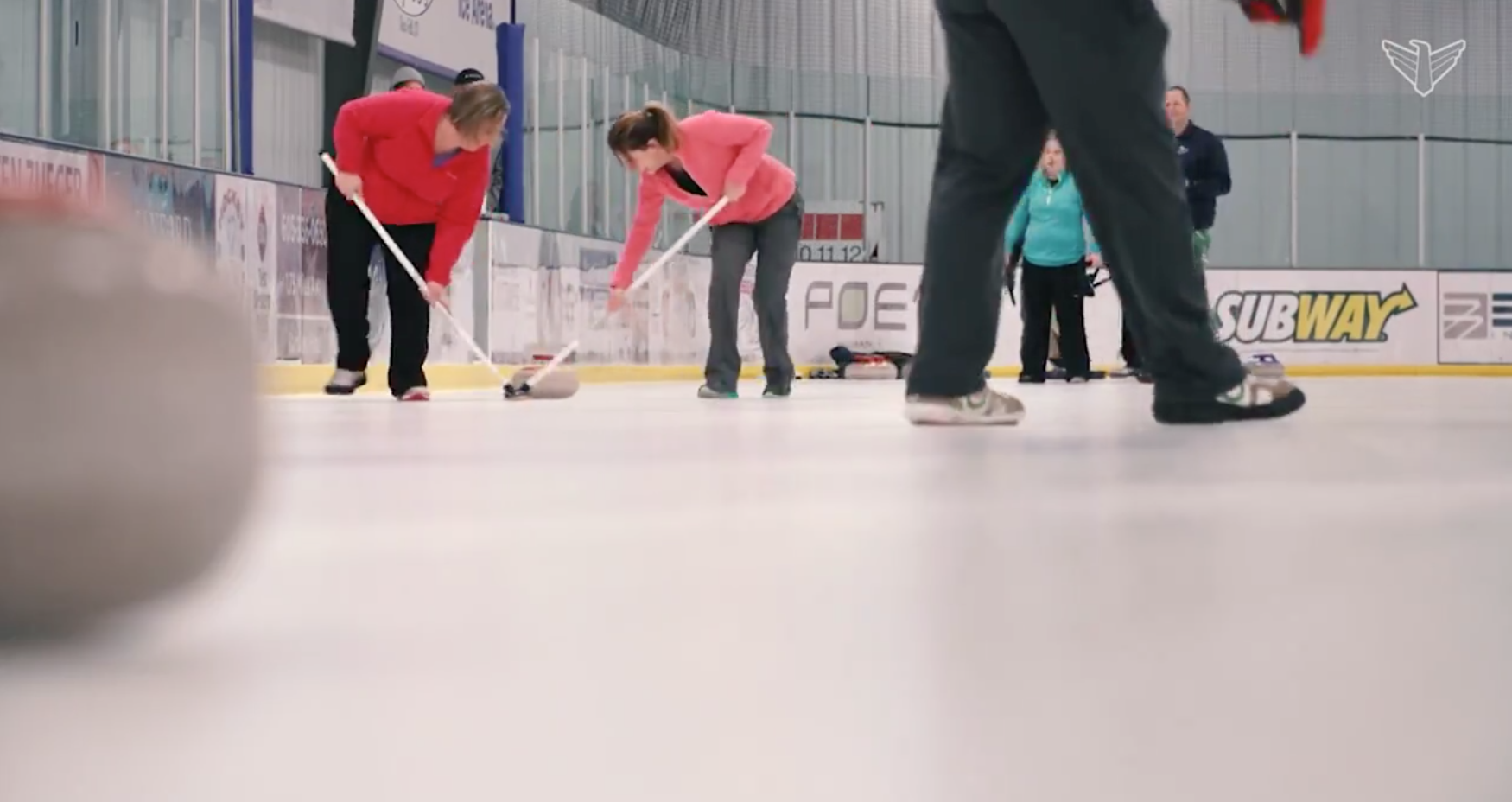 people curling