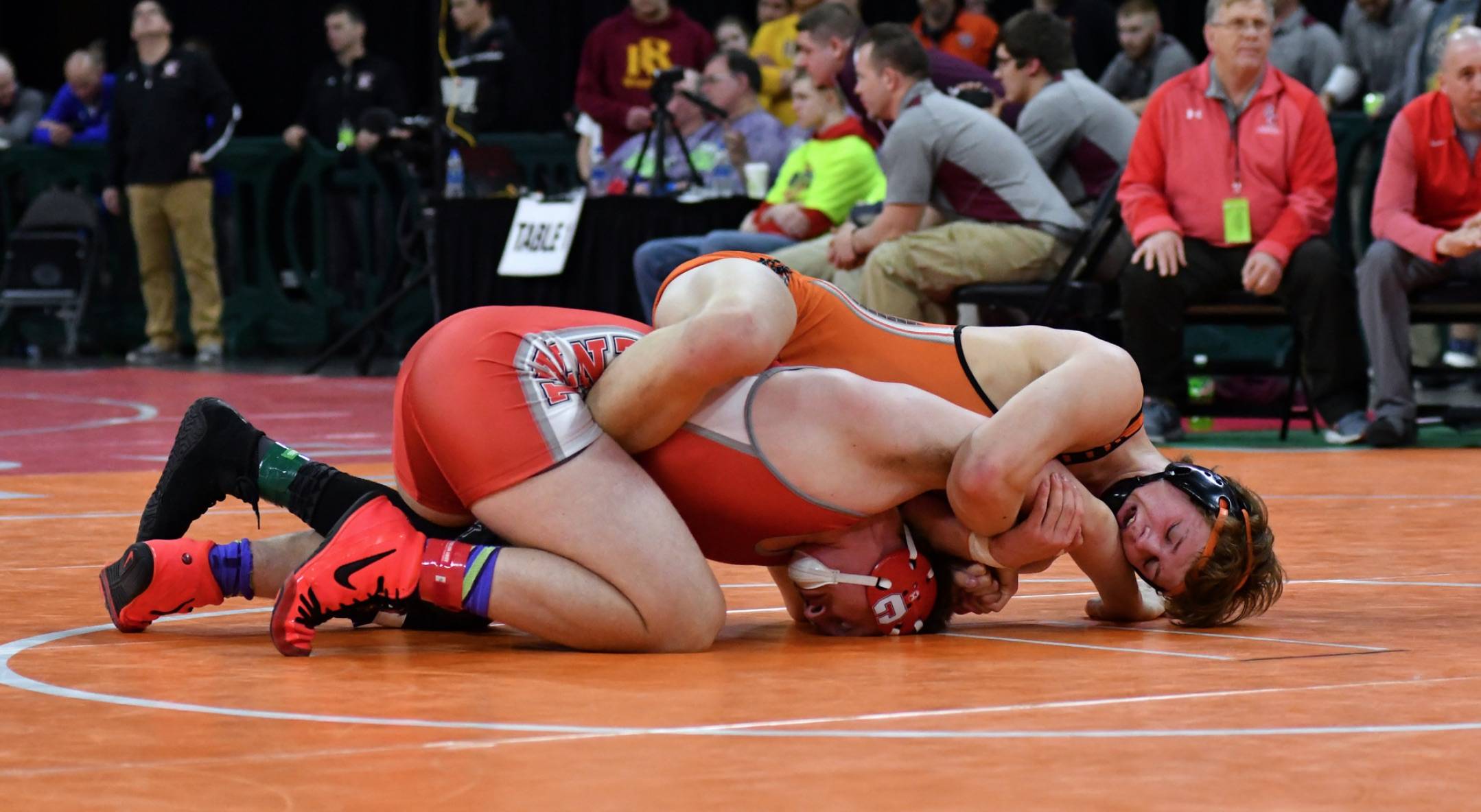 High school wrestlers 