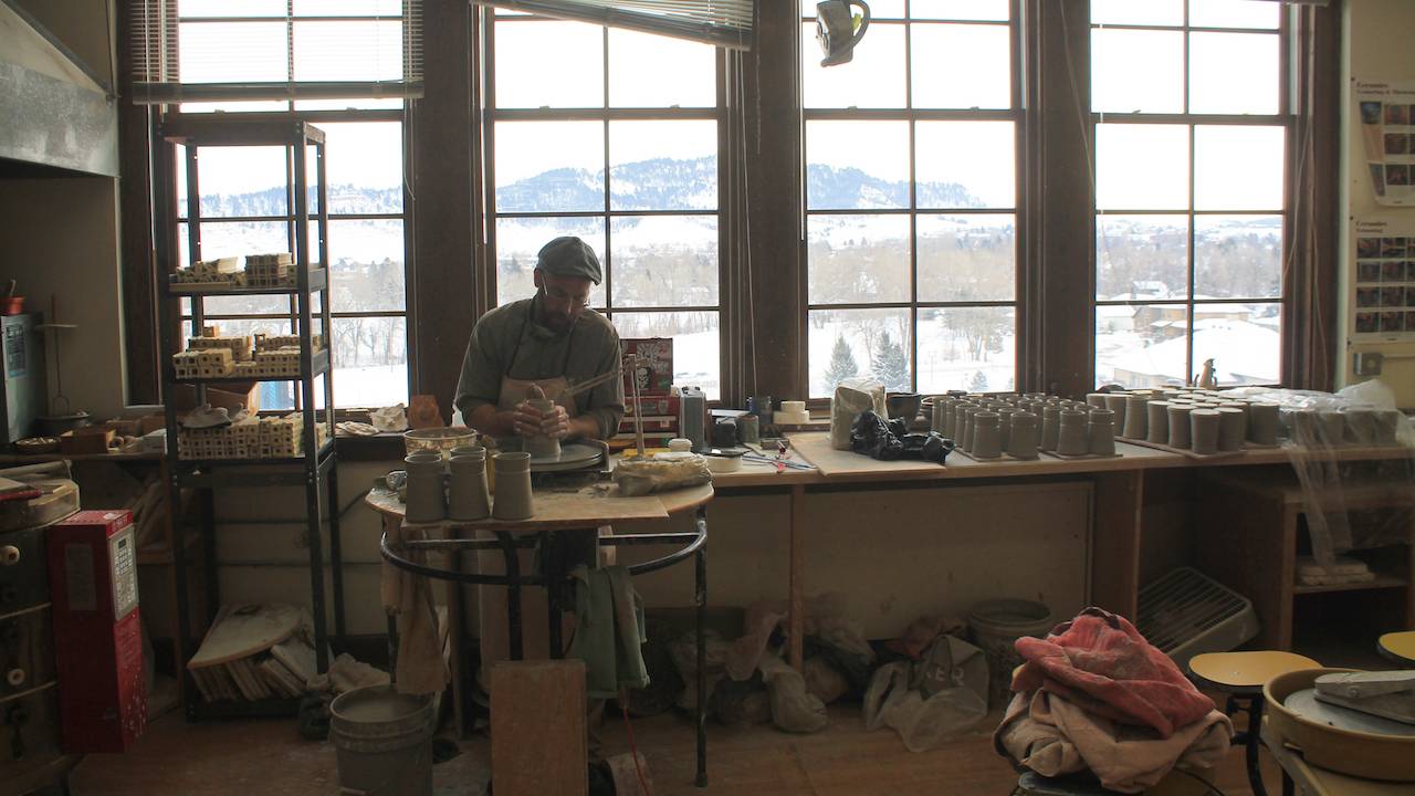 Spearfish ceramic artist Clay Dykstra brings natural-world inspiration to his potter's wheel.