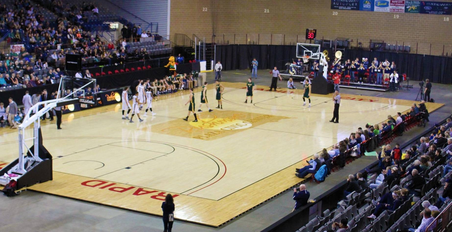 Rushmore Plaza Civic Center basketball court