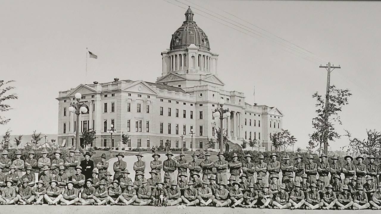 South Dakota National Guardsmen, 1917