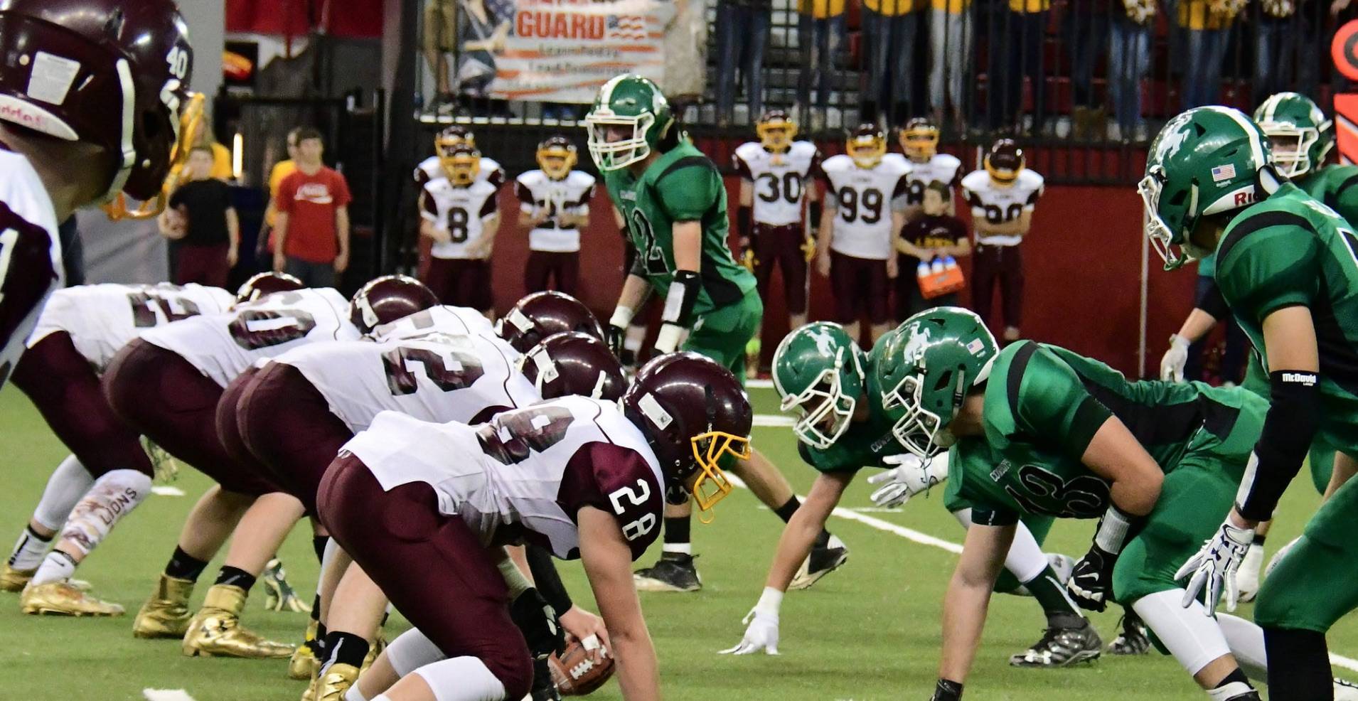 HS football players