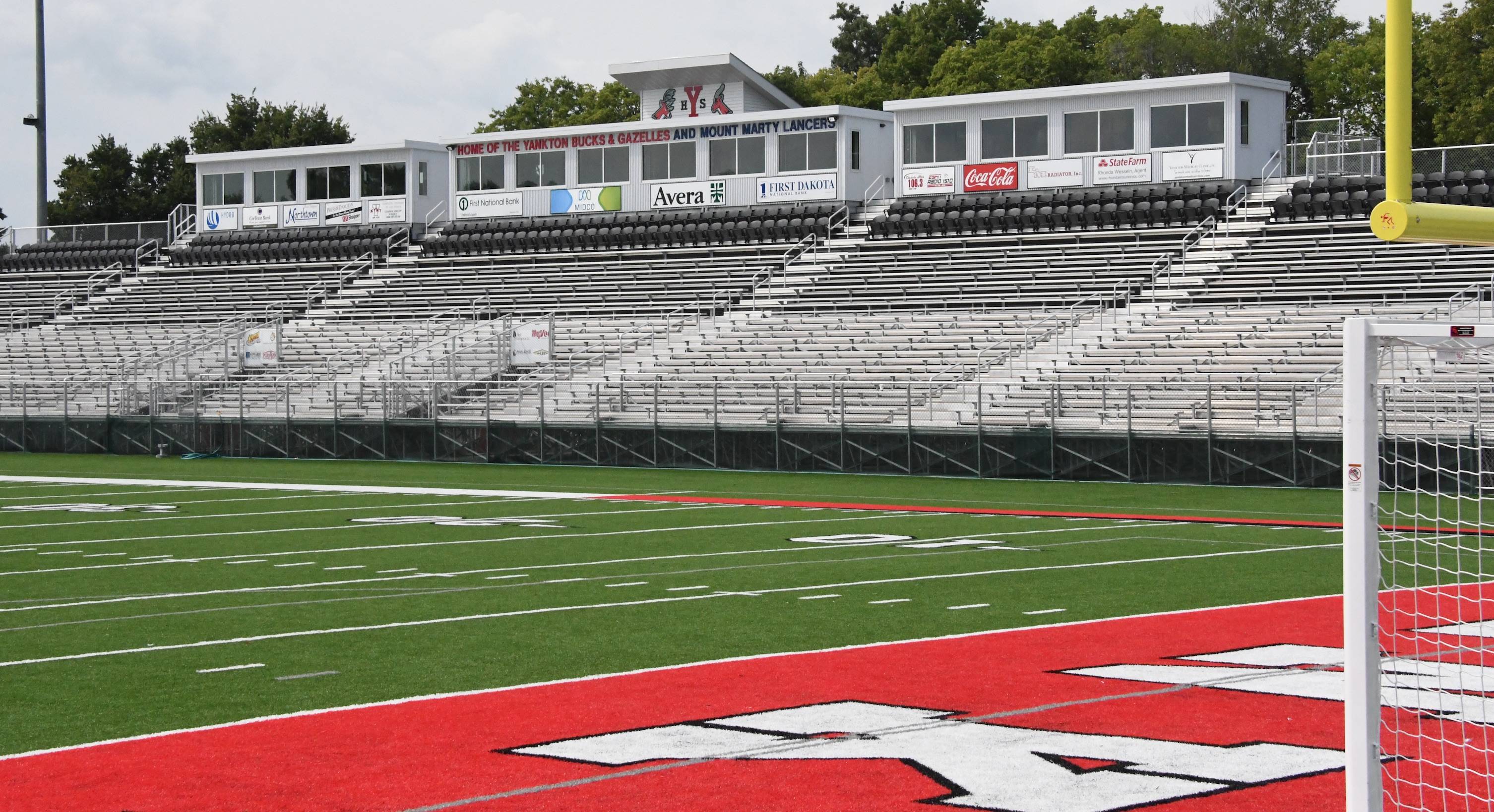 Photo of Yankton's football field