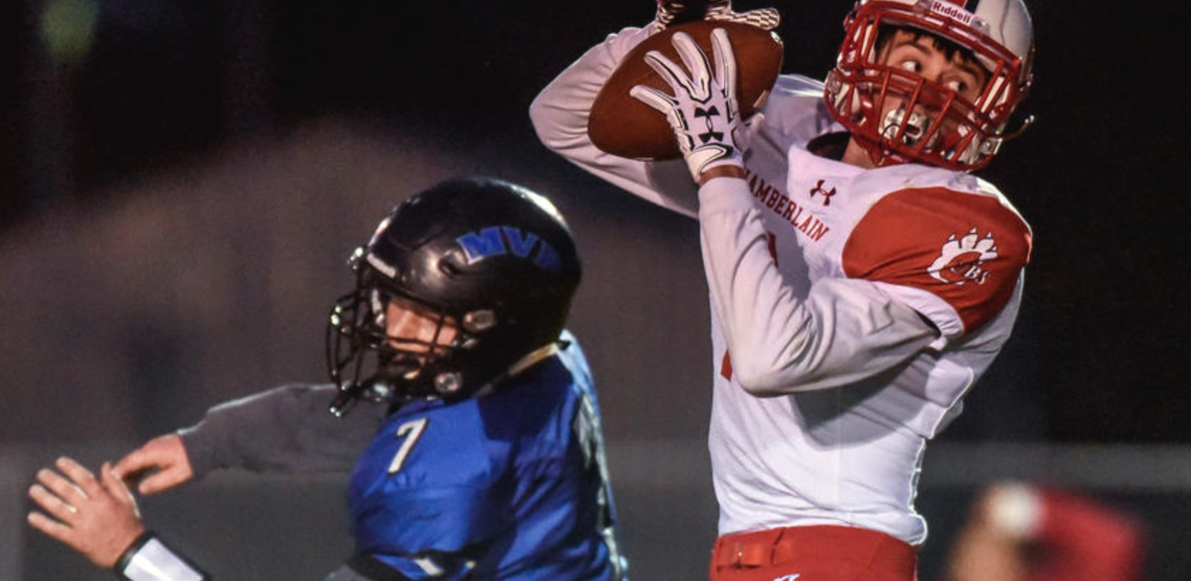 High school football players