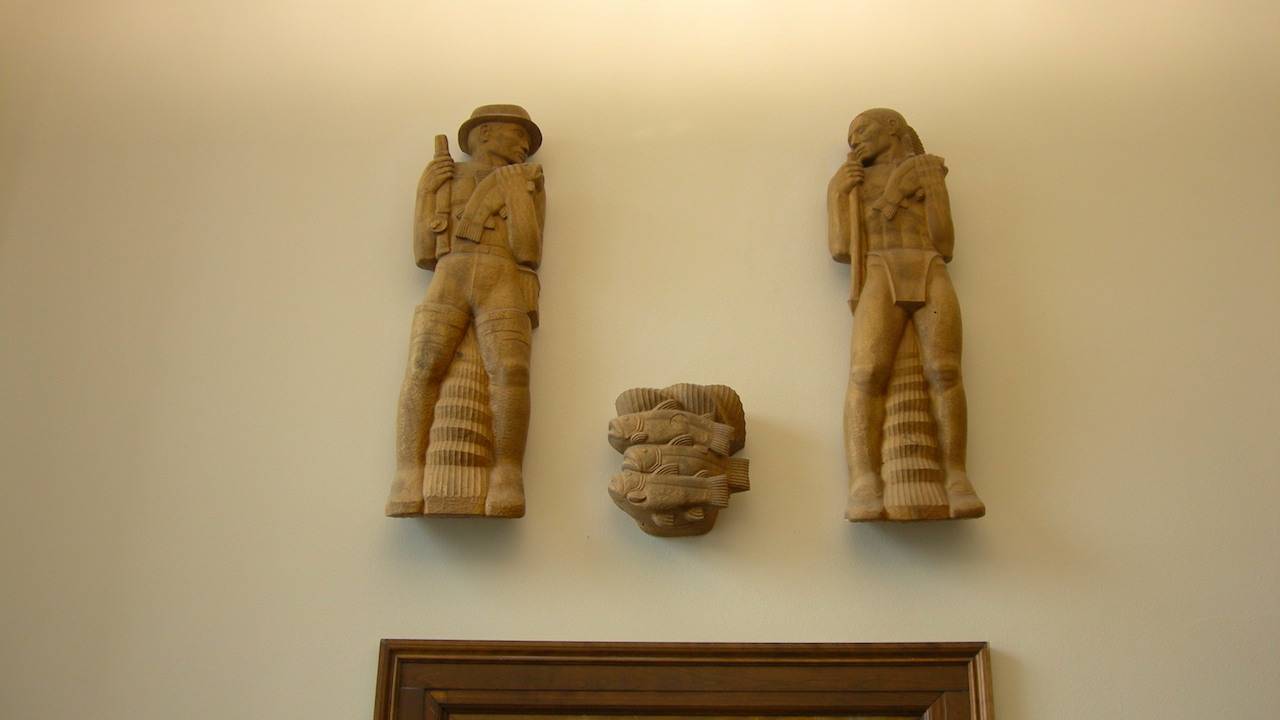 Unique sculptures in Spearfish