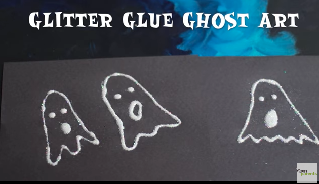 Glitter Glue Ghost