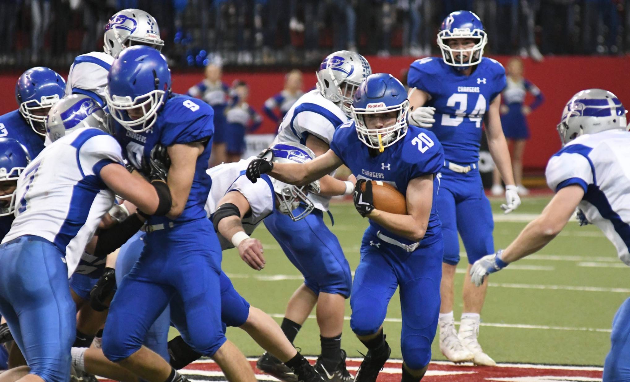 HS football players