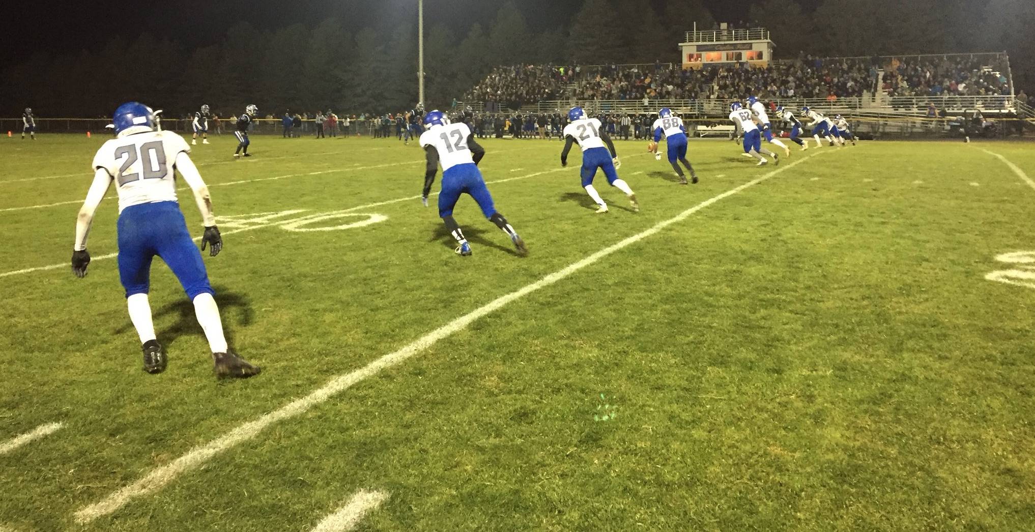 High school football players