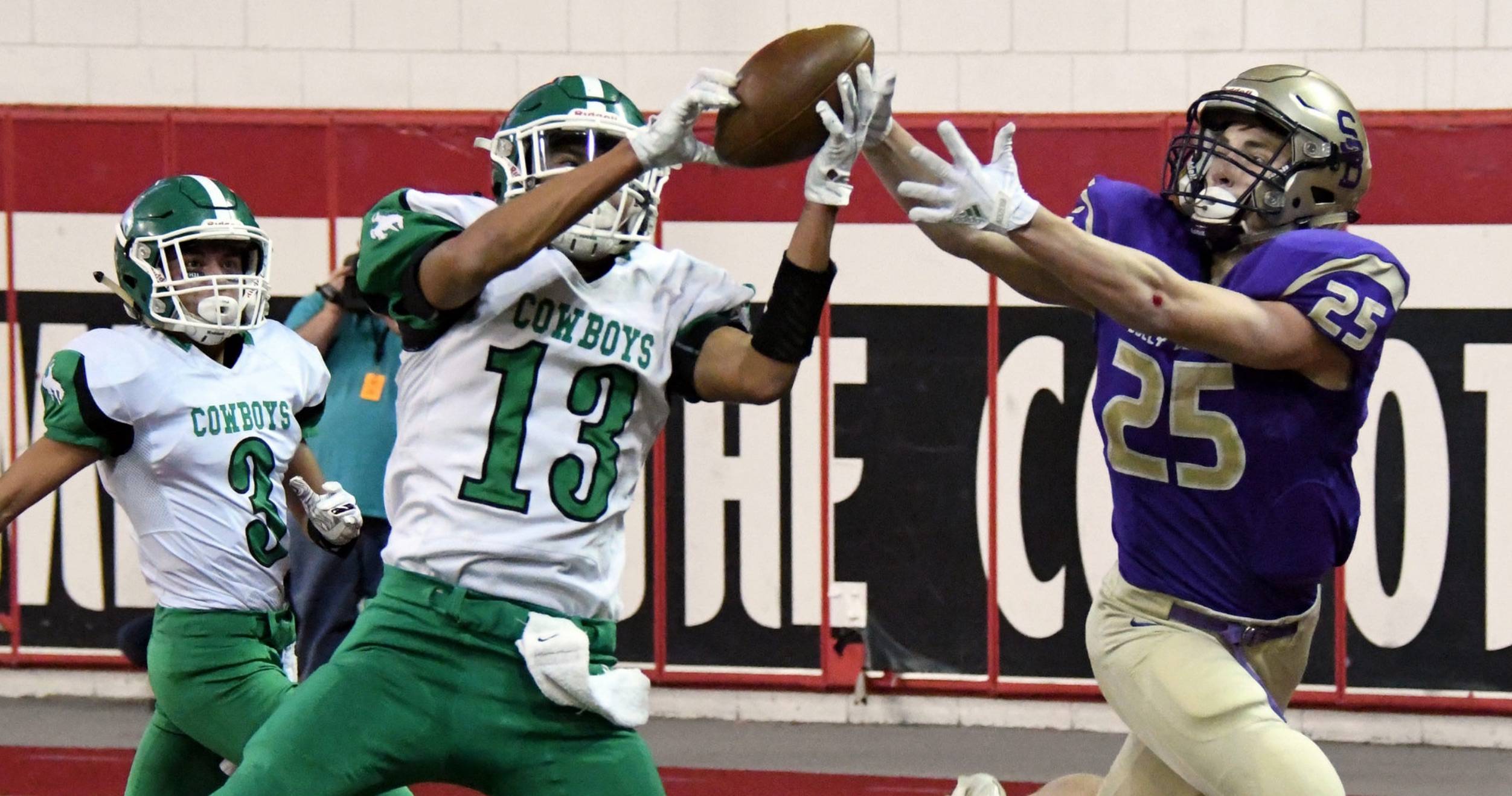 High school football players