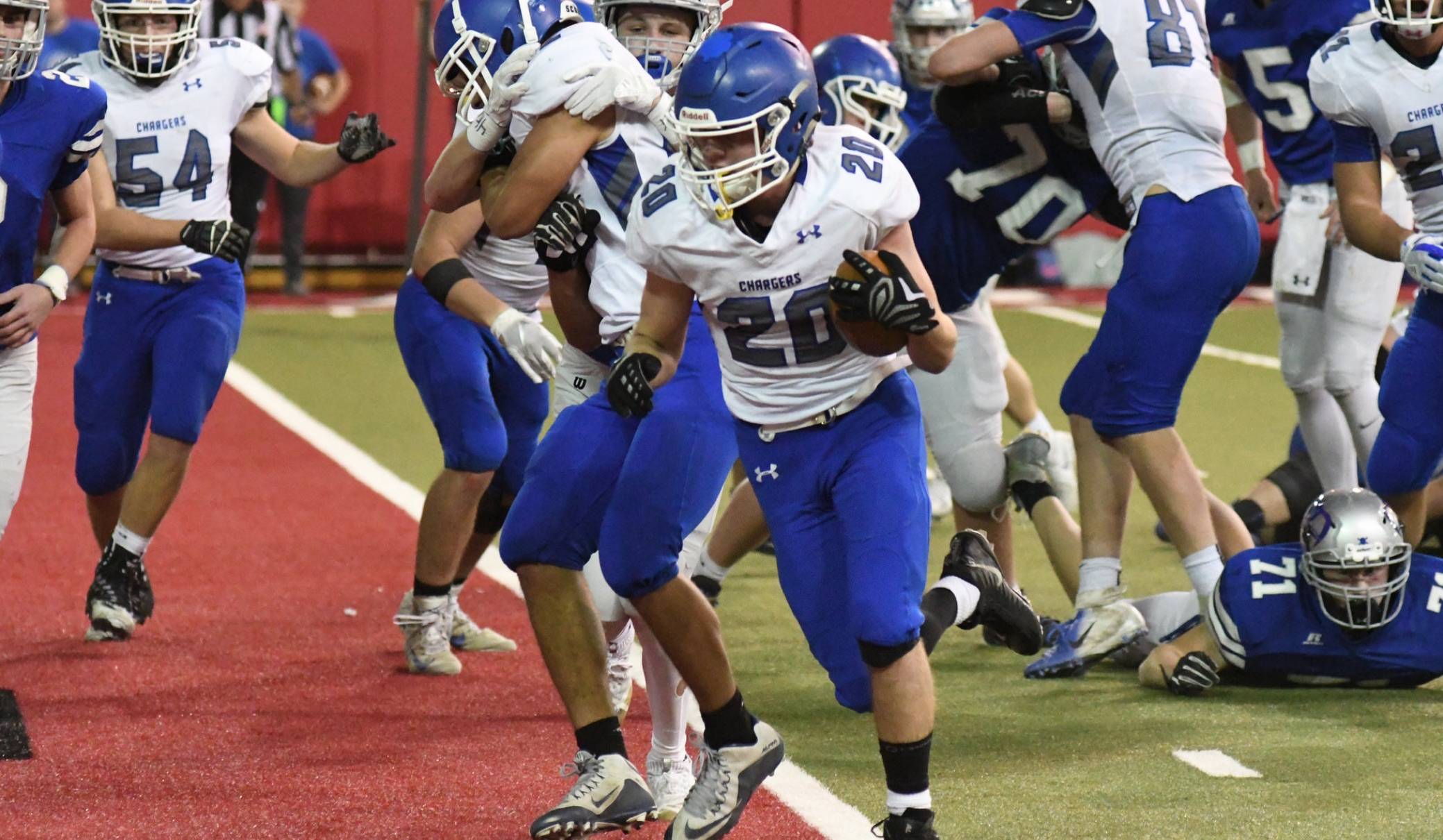 HS football players