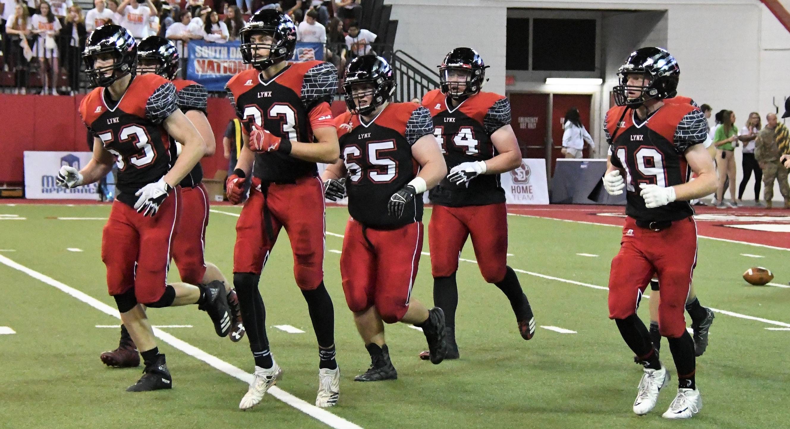 Brandon Valley football players
