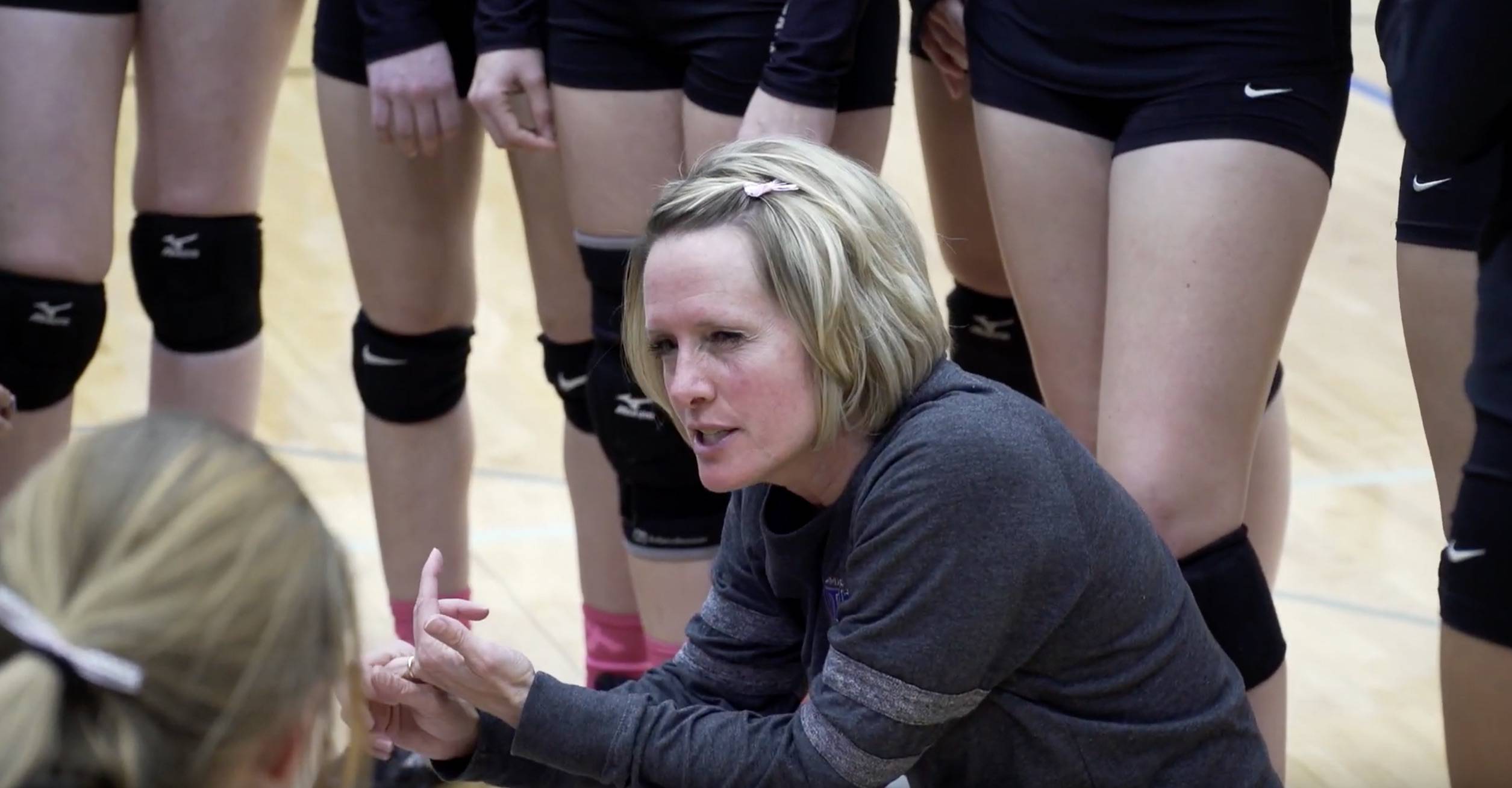 Volleyball head coach Darcy Deinert