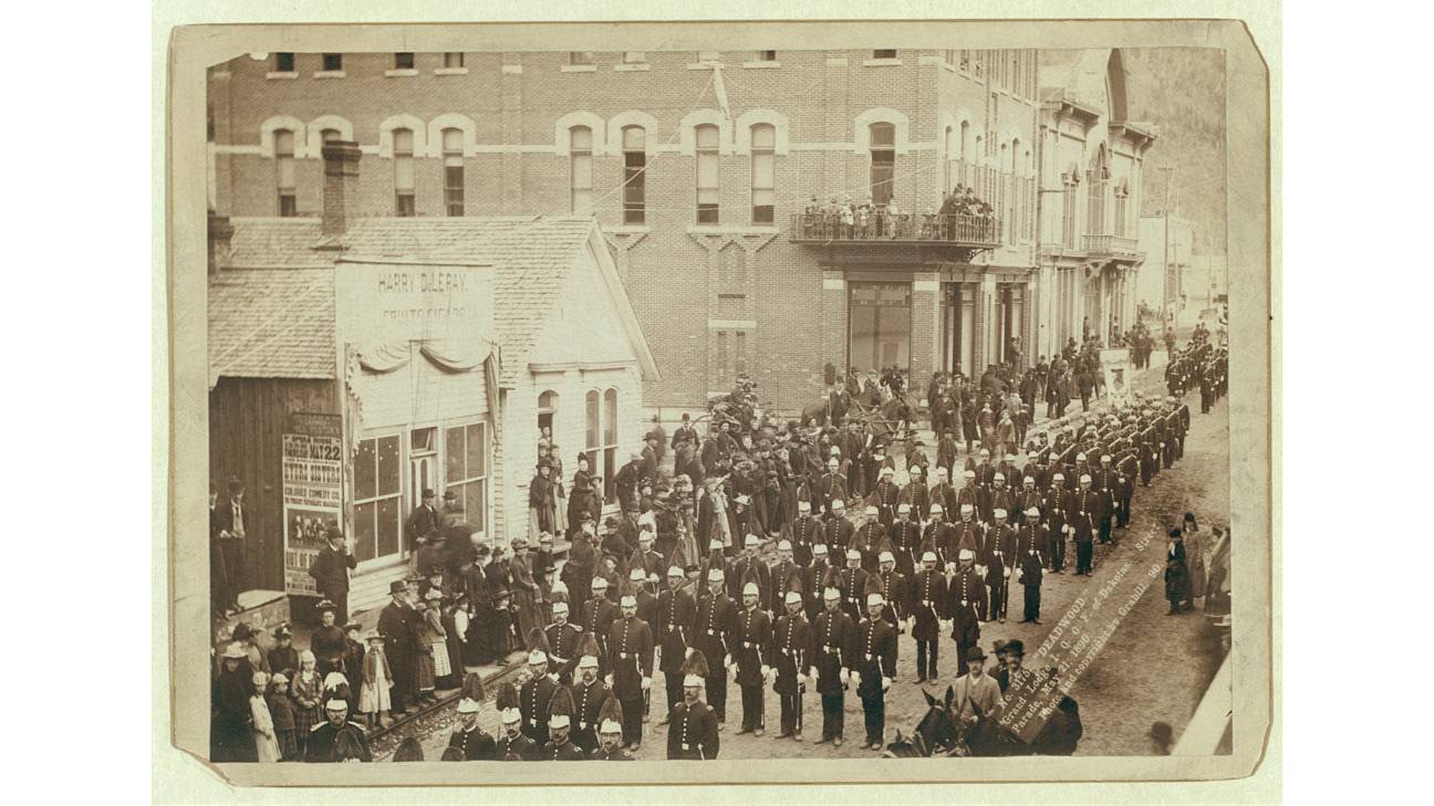 1890 Street Parade in Deadwood SD