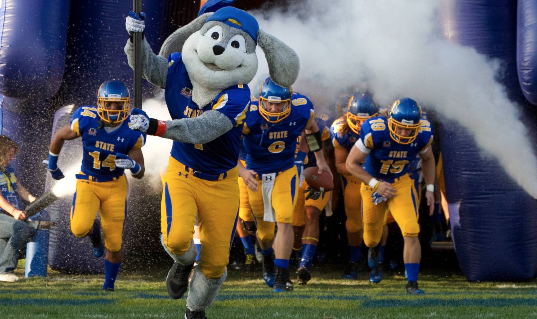 SDSU football players
