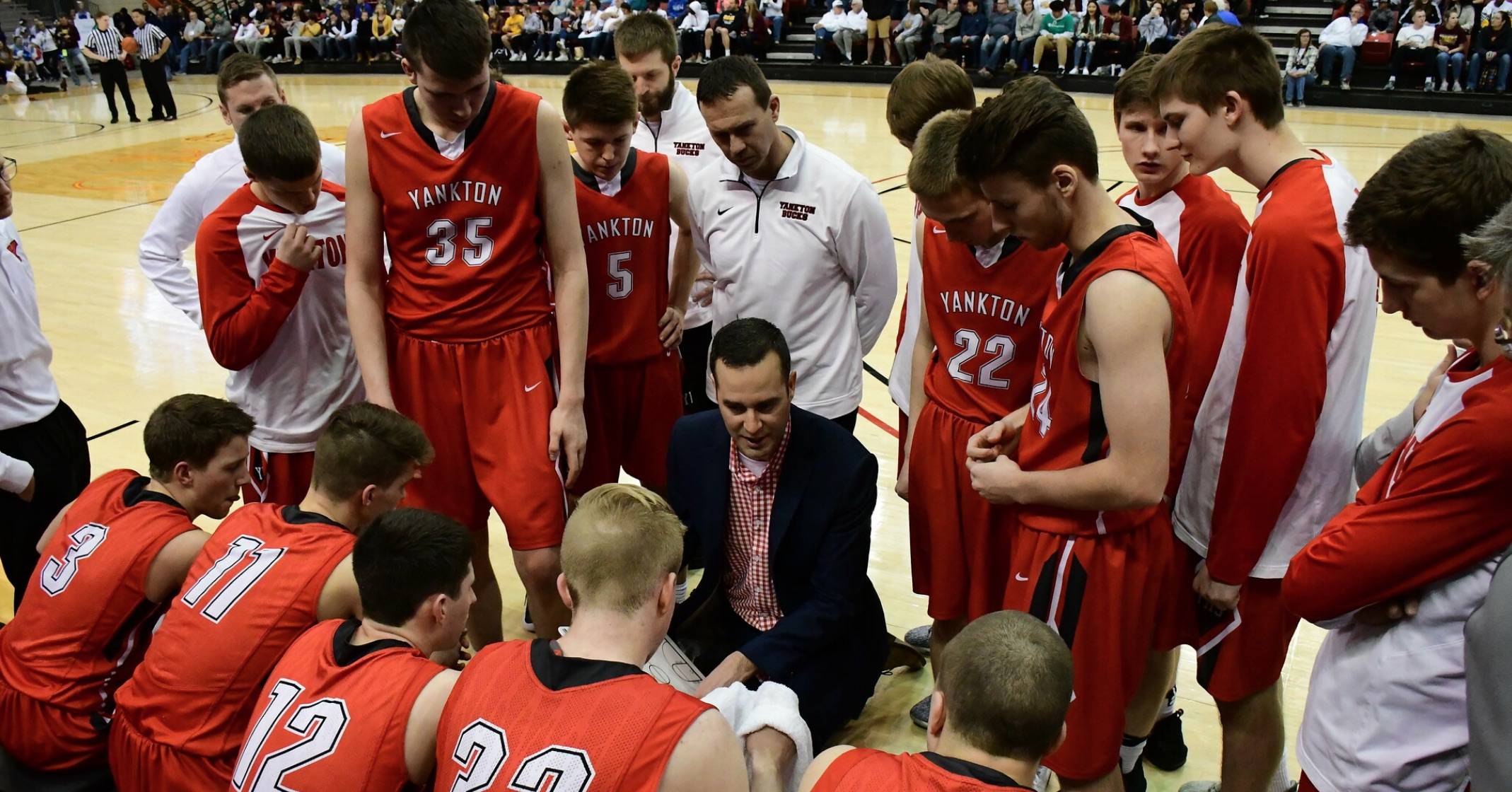 Yankton boys basketball team