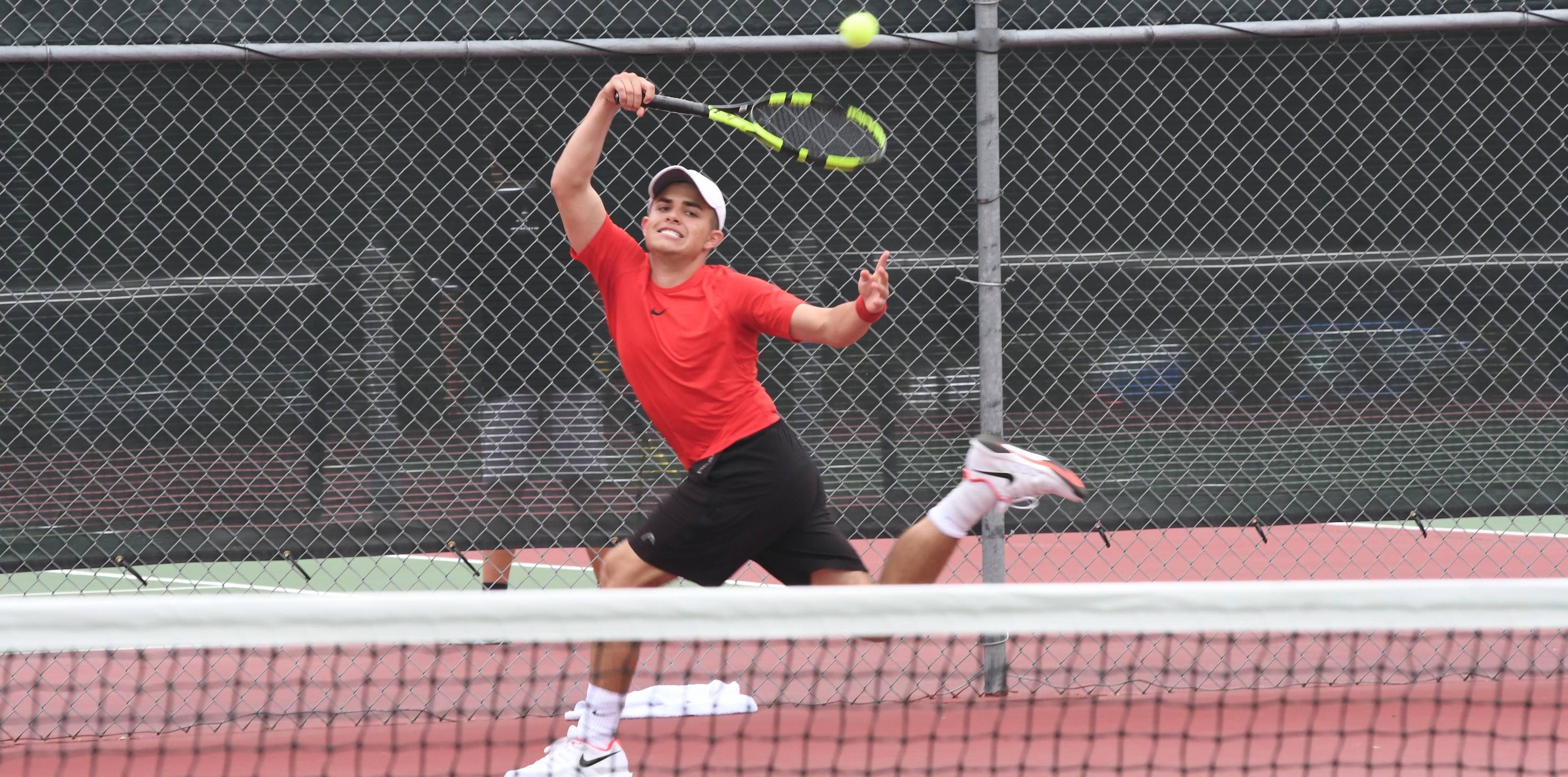 Boy tennis player