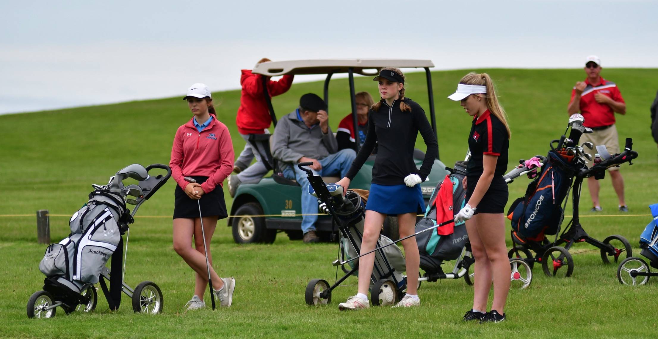 Girl golfers
