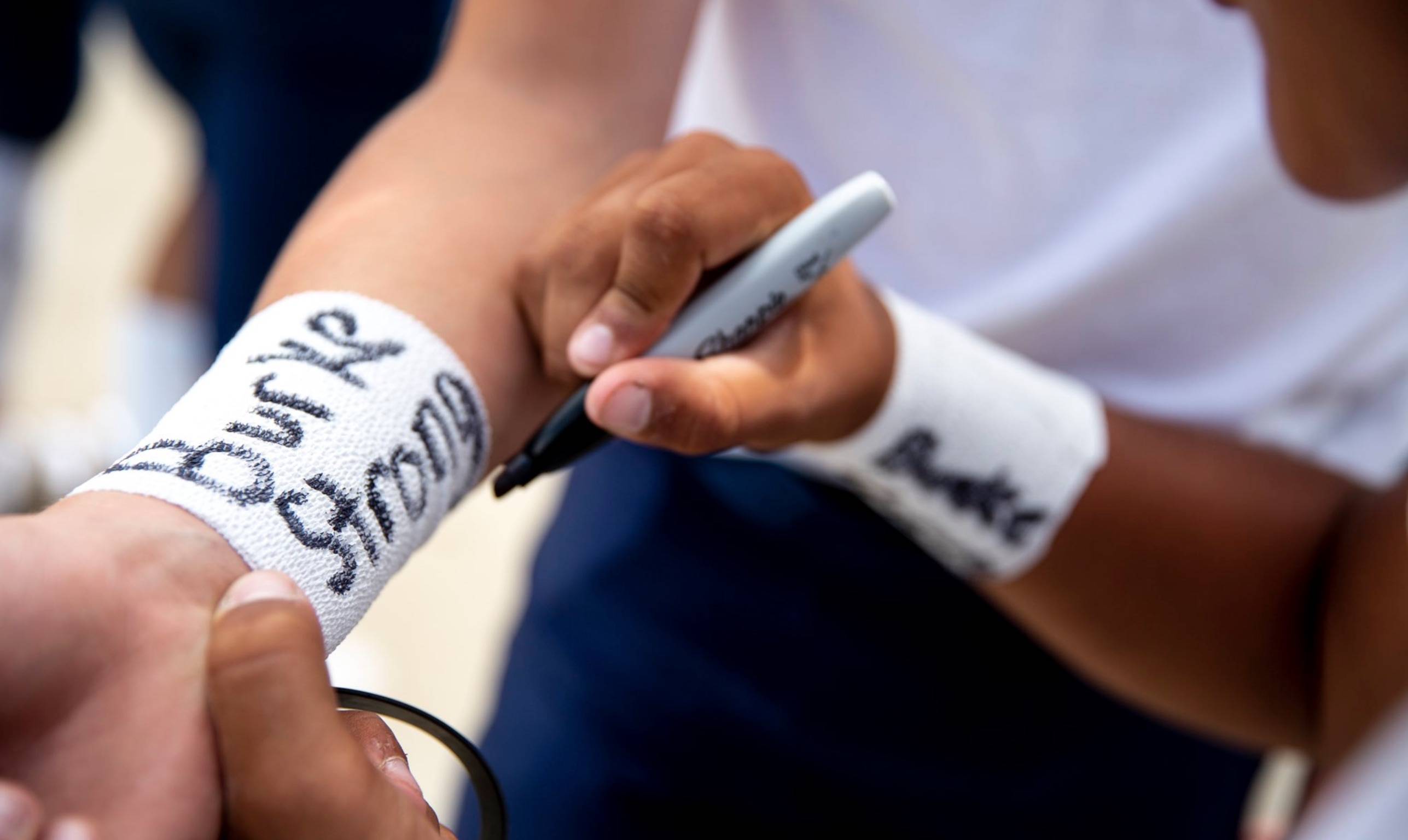 Player signing Burke Strong