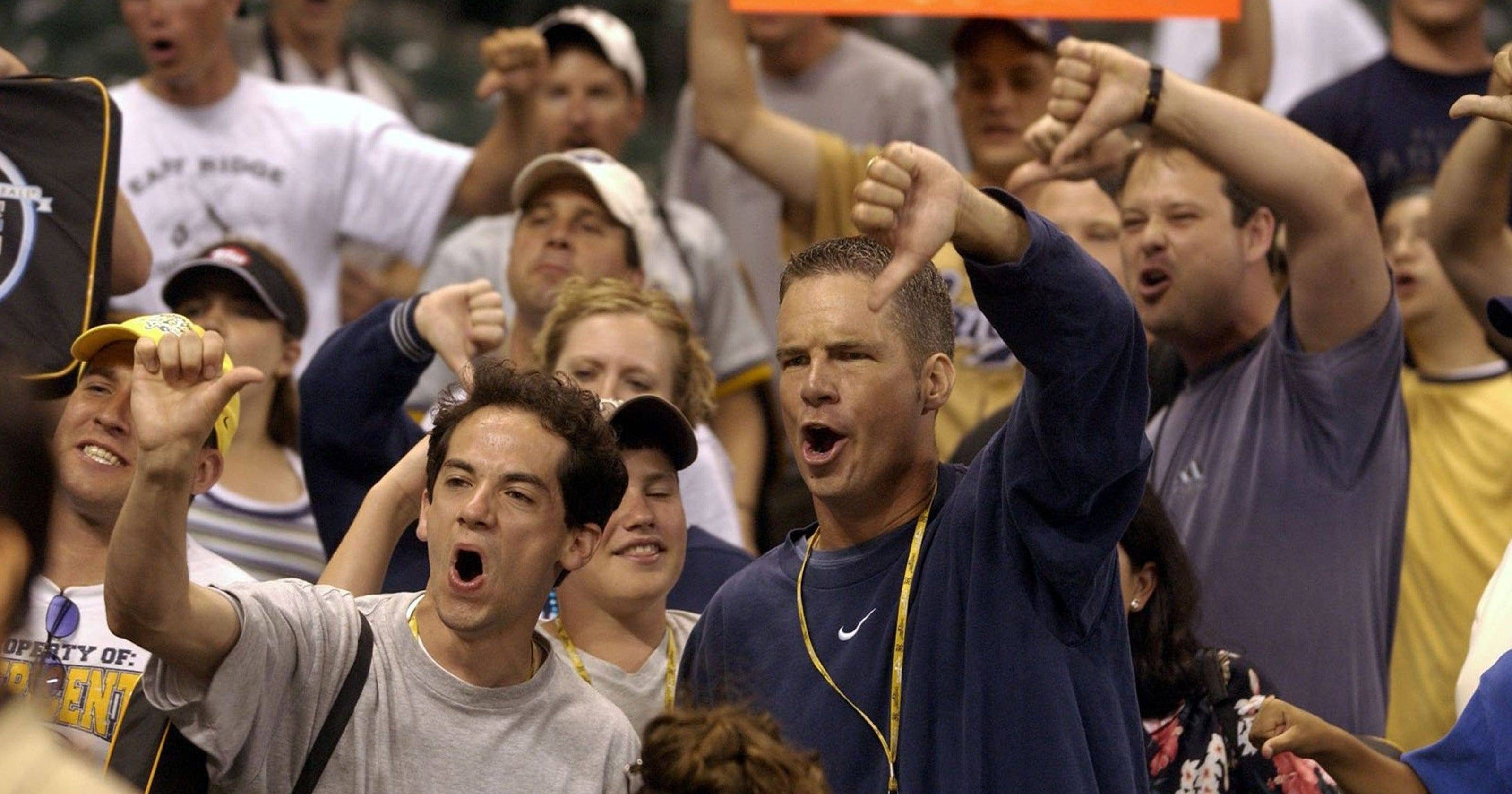 Sports fans booing