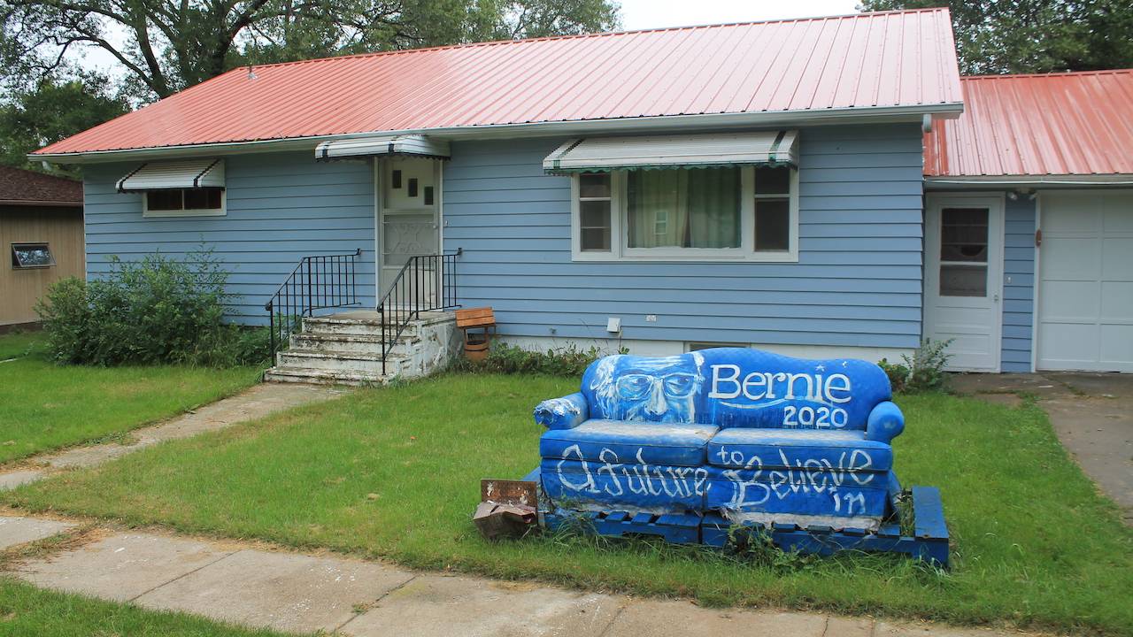 Bernie Sanders couch