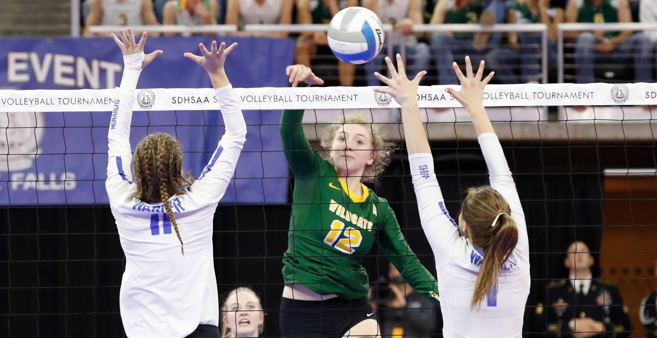 High school volleyball players