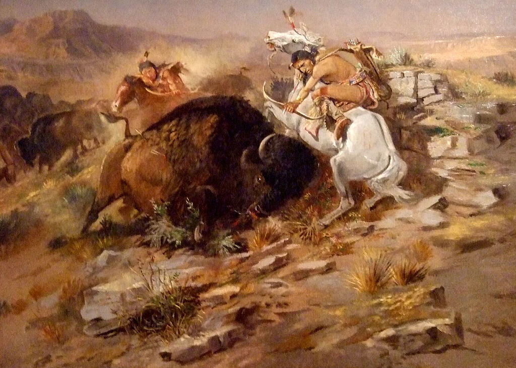 Image - 1024px-Charles_Marion_Russell_-_Buffalo_Hunt.jpg