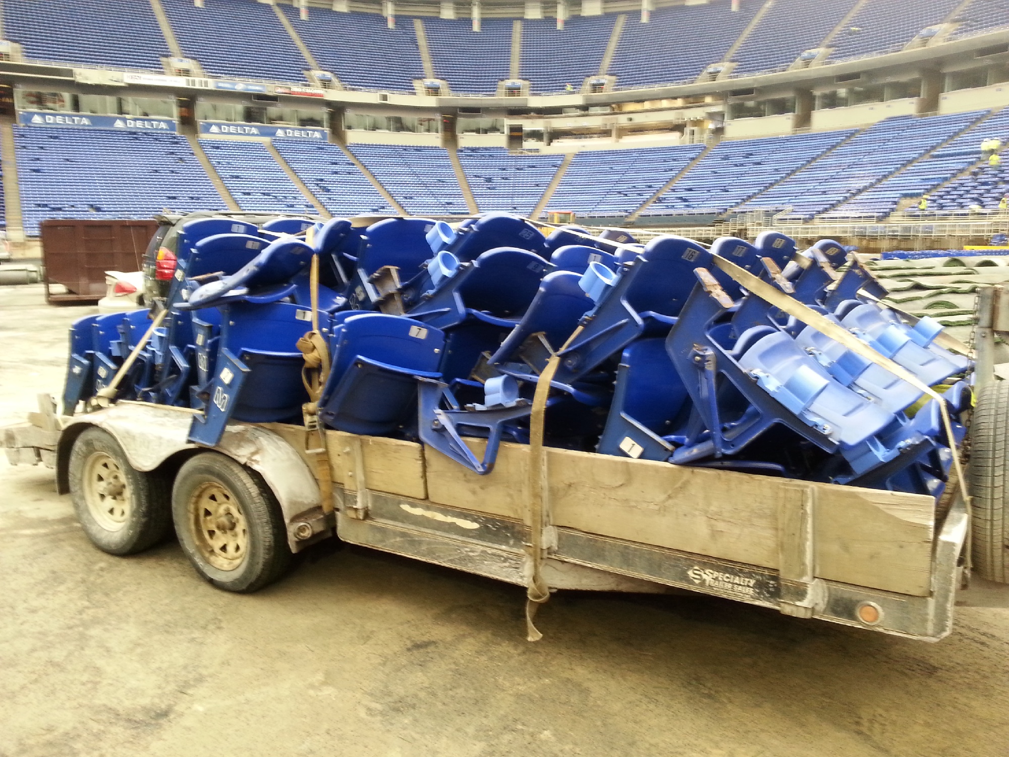 Image - Metrodome Seats on Trailer.jpg