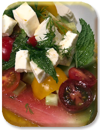 Watermelon Greek Salad
