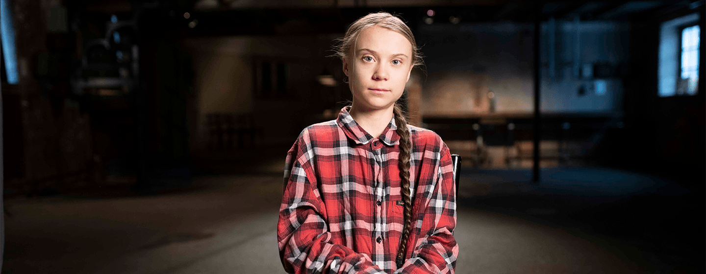 greta thunberg red dress Greta Thunberg speaks on stage during the global launch of "The... News Photo