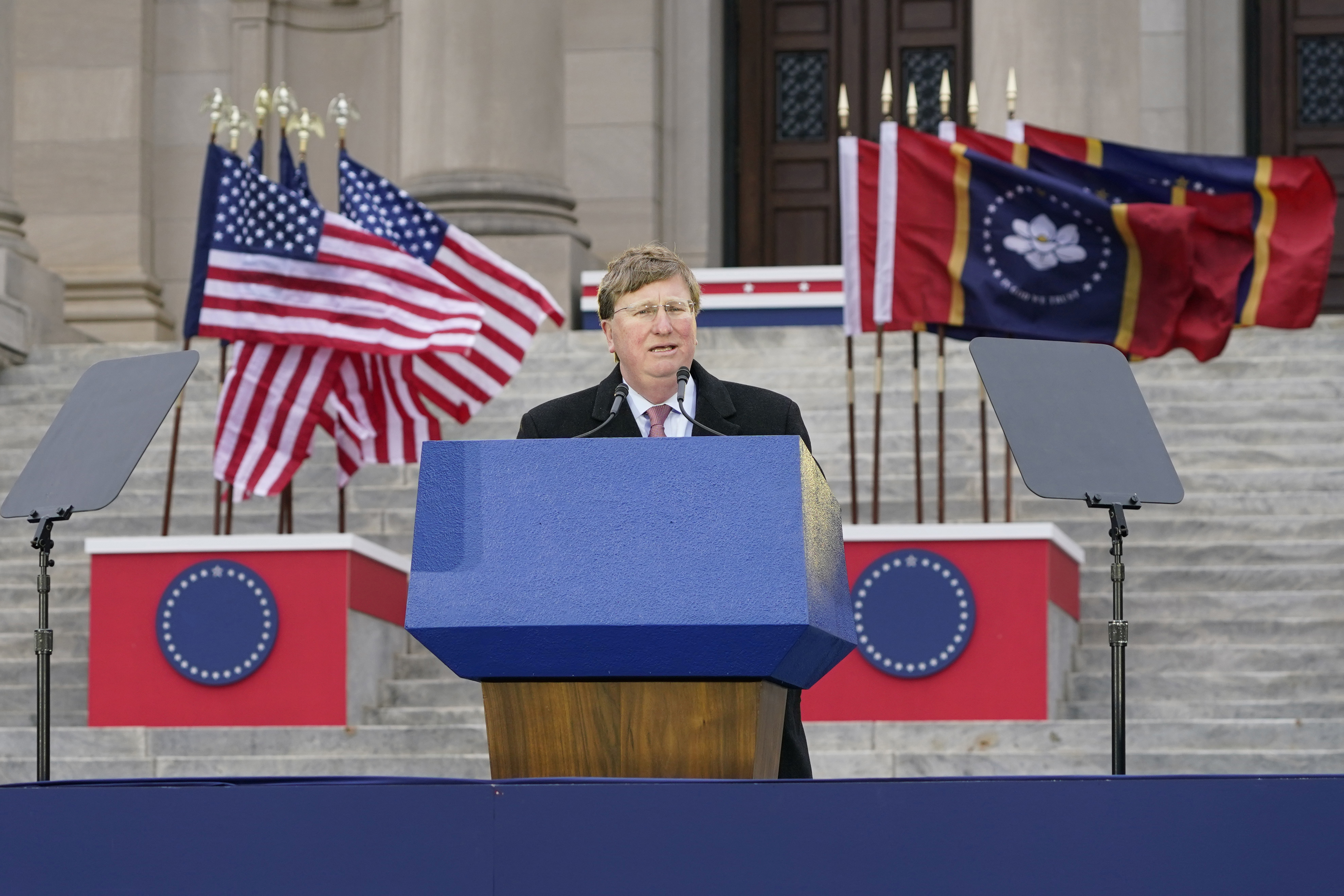 Tate Reeves Rally Governor Tate Reeves declares State of Emergency ahead of winter weather
