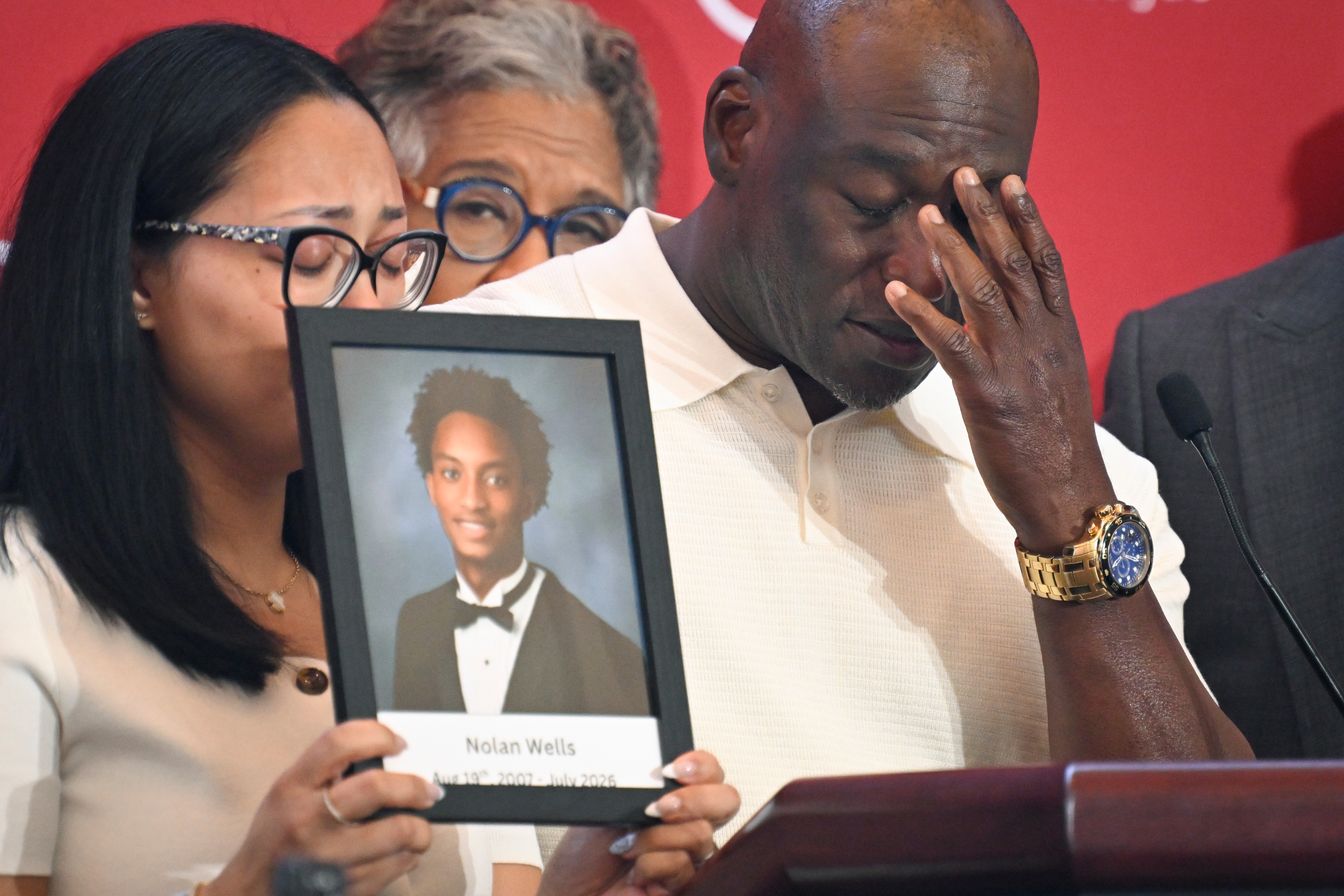 Federal authorities arrest three over alleged violent threats in connection with Nolan Wells case