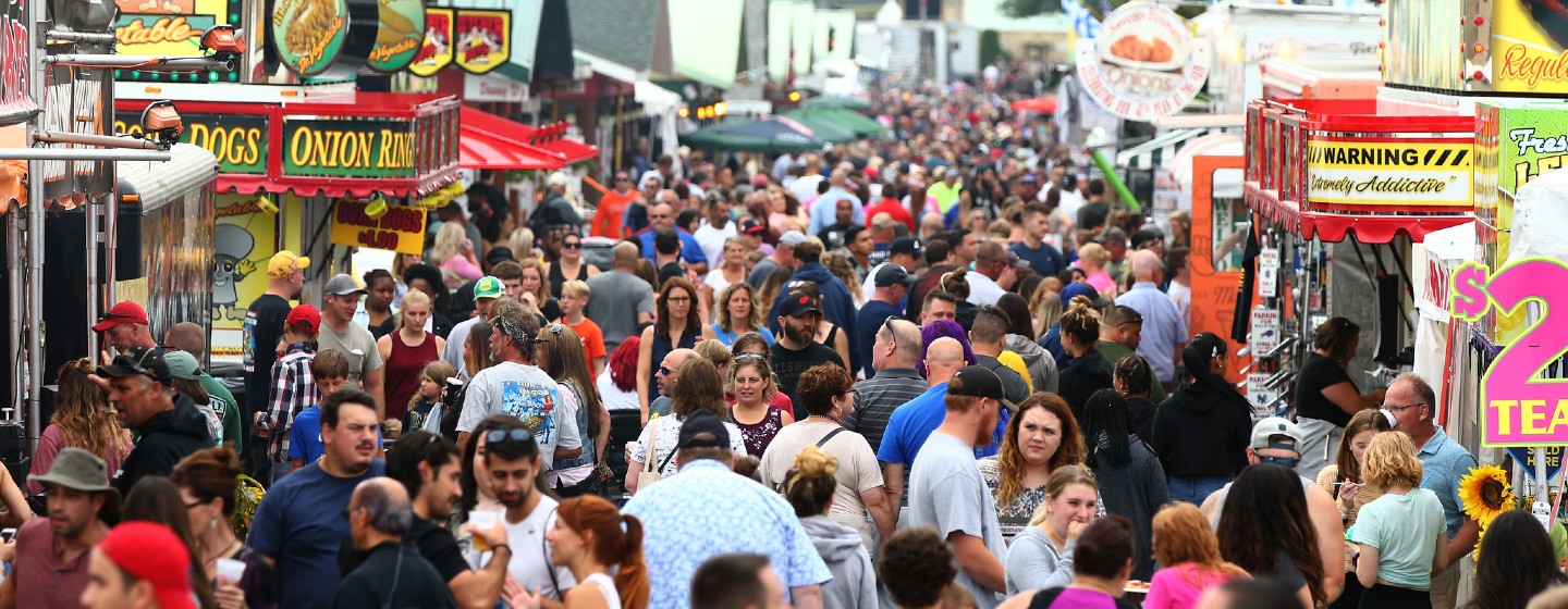 Crowd at the 2019 New York State Fair