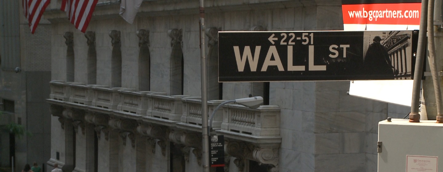 Wall Street street sign
