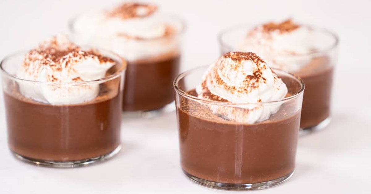 Chocolate Buttermilk Pudding with Tangy Whipped Cream | The Key Ingredient | PBS North Carolina