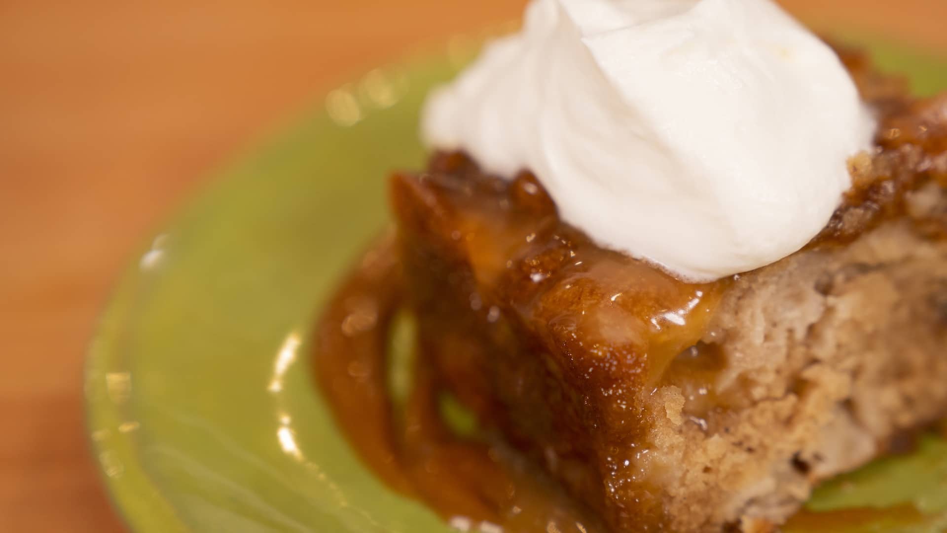 Fresh Apple Cake with Cider Caramel