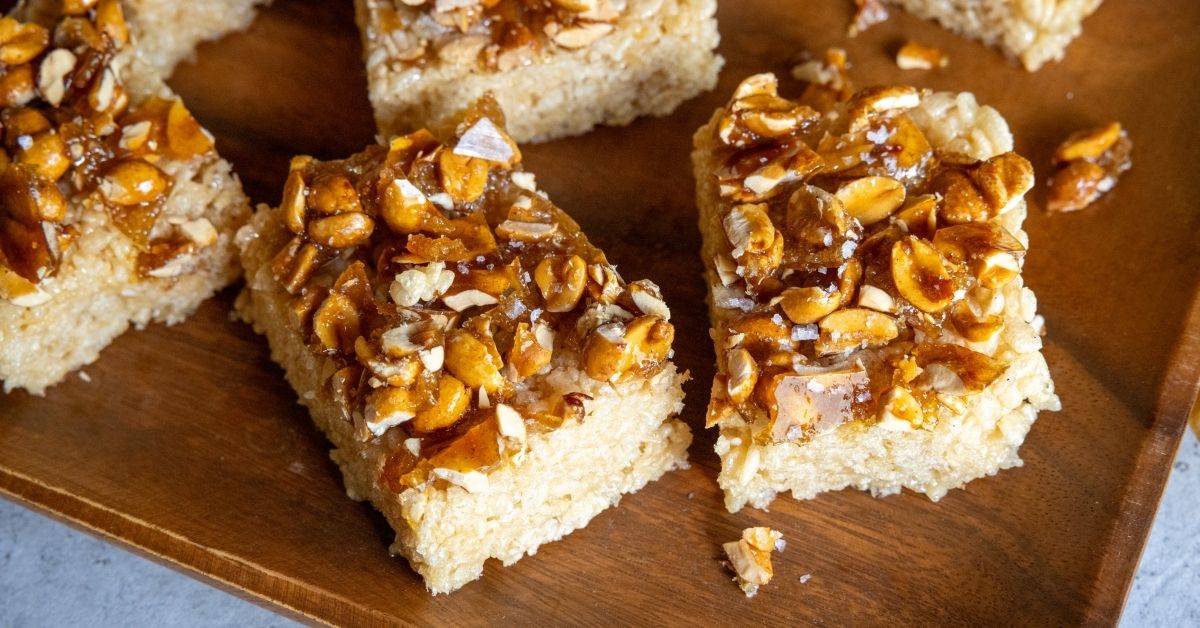 Honey-Roasted Peanut Crispy Rice Cereal Treats | The Key