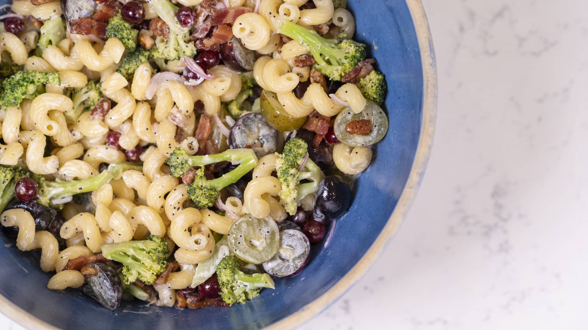 Muscadine and Broccoli Pasta Salad | The Key Ingredient | PBS North Carolina